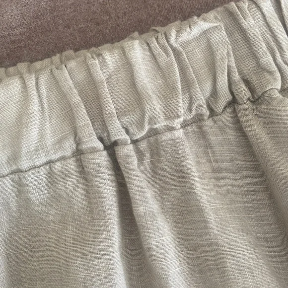 Italian Boutique Linen Skirt - Picture 7 of 8